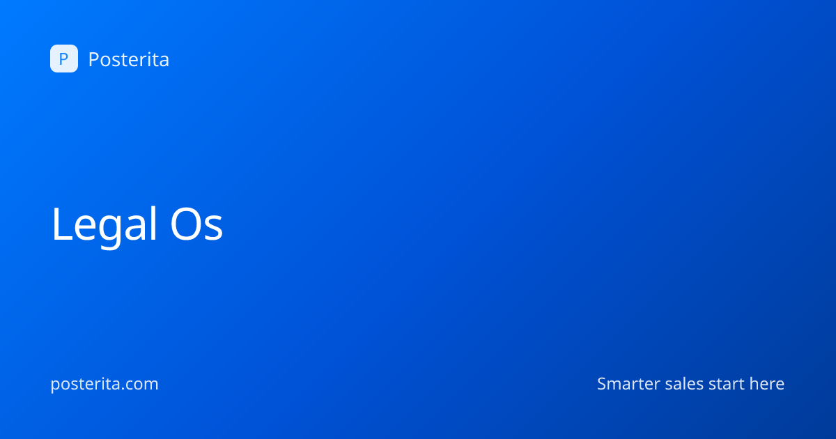 Legal OS — Company compliance, done in minutes | Posterita